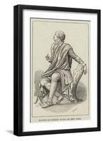 Statue of Robert Burns at New York-null-Framed Giclee Print