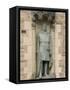 Statue of Robert the Bruce at Entrance to Edinburgh Castle, Edinburgh, Scotland, United Kingdom-Richard Maschmeyer-Framed Stretched Canvas