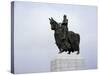 Statue of Robert the Bruce, Bannockburn Battlefield Site, Stirling, Scotland, United Kingdom-Richard Ashworth-Stretched Canvas