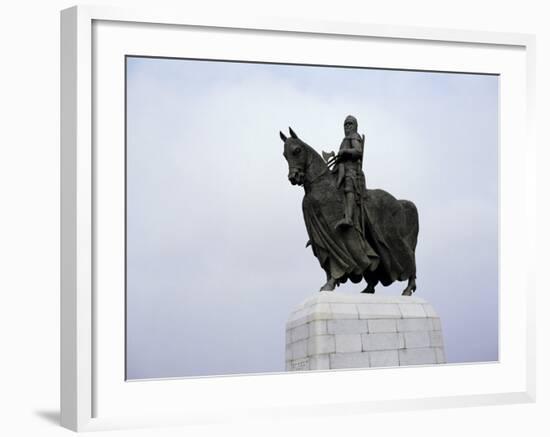 Statue of Robert the Bruce, Bannockburn Battlefield Site, Stirling, Scotland, United Kingdom-Richard Ashworth-Framed Photographic Print