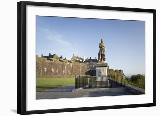 Statue of Robert the Bruce, Stirling Castle, Scotland, United Kingdom-Nick Servian-Framed Photographic Print