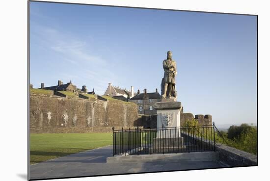 Statue of Robert the Bruce, Stirling Castle, Scotland, United Kingdom-Nick Servian-Mounted Photographic Print