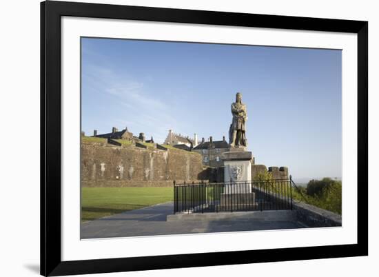 Statue of Robert the Bruce, Stirling Castle, Scotland, United Kingdom-Nick Servian-Framed Photographic Print