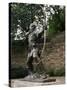 Statue of Robin Hood, Nottingham, Nottinghamshire, England, United Kingdom-Charles Bowman-Stretched Canvas