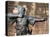 Statue of Robin Hood, Nottingham, Nottinghamshire, England, United Kingdom-Neale Clarke-Stretched Canvas