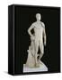 Statue of Roman Athlete or Character, from Delos-null-Framed Stretched Canvas