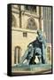 Statue of Roman Emperor Constantine the Great, York, Yorkshire, England, United Kingdom, Europe-Peter Richardson-Framed Stretched Canvas