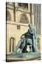 Statue of Roman Emperor Constantine the Great, York, Yorkshire, England, United Kingdom, Europe-Peter Richardson-Stretched Canvas