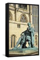 Statue of Roman Emperor Constantine the Great, York, Yorkshire, England, United Kingdom, Europe-Peter Richardson-Framed Stretched Canvas