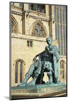 Statue of Roman Emperor Constantine the Great, York, Yorkshire, England, United Kingdom, Europe-Peter Richardson-Mounted Photographic Print