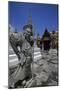 Statue of Royal Palace in Bangkok, Thailand, 18th-19th Century-null-Mounted Giclee Print