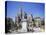 Statue of Rubens, Cathedral, and Groen Plaats, Antwerp, Belgium-Richard Ashworth-Stretched Canvas