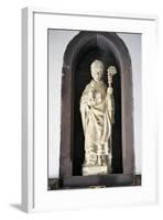 Statue of Saint David, St David's Cathedral-null-Framed Giclee Print