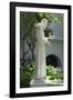 Statue of Saint Francis of Assisi in the Garden of San Diego Mission, California-null-Framed Photographic Print