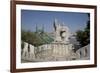 Statue of Saint Stephen Kiraly Near Liberty Bridge, Budapest, Hungary, Europe-Julian Pottage-Framed Photographic Print