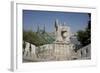 Statue of Saint Stephen Kiraly Near Liberty Bridge, Budapest, Hungary, Europe-Julian Pottage-Framed Photographic Print