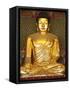 Statue of Sakyamuni Buddha in Main Hall of Jogyesa Temple-Pascal Deloche-Framed Stretched Canvas