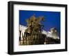 Statue of Saladin Stands in Front of the Citadel, Damascus, Syria-Julian Love-Framed Photographic Print