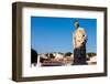 Statue of San Vincent, Portas do Sol, Lisbon, Portugal-Mark A Johnson-Framed Photographic Print