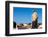 Statue of San Vincent, Portas do Sol, Lisbon, Portugal-Mark A Johnson-Framed Photographic Print