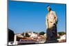 Statue of San Vincent, Portas do Sol, Lisbon, Portugal-Mark A Johnson-Mounted Photographic Print