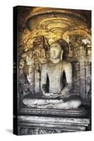 Statue of Seated Buddha-null-Stretched Canvas