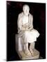 Statue of Seated Man Said to Be Herodotus, Ancient Greek Historian-null-Mounted Photographic Print