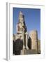 Statue of Seated Ramses Ii, Court of Ramses Ii, Luxor Temple-Richard Maschmeyer-Framed Photographic Print