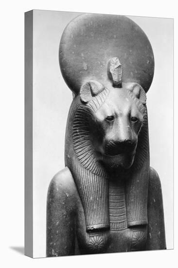 Statue of Sekhmet, Egyptian Lion Goddess-null-Stretched Canvas