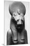 Statue of Sekhmet, Egyptian Lion Goddess-null-Mounted Premium Photographic Print