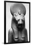 Statue of Sekhmet, Egyptian Lion Goddess-null-Framed Premium Photographic Print