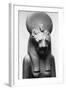 Statue of Sekhmet, Egyptian Lion Goddess-null-Framed Photographic Print