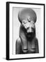 Statue of Sekhmet, Egyptian Lion Goddess-null-Framed Photographic Print