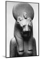 Statue of Sekhmet, Egyptian Lion Goddess-null-Mounted Photographic Print