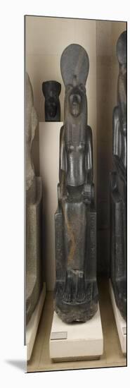 Statue of Sekhmet, Goddess with the Head of a Lioness-null-Mounted Giclee Print