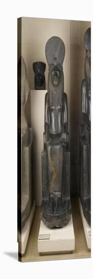 Statue of Sekhmet, Goddess with the Head of a Lioness-null-Stretched Canvas