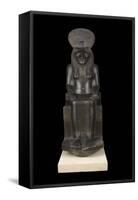 Statue of Sekhmet, Goddess with the Head of a Lioness-null-Framed Stretched Canvas