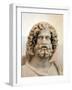 Statue of Serapis, Greco - Egyptian God of the Underworld-null-Framed Photographic Print