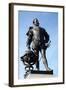 Statue of Sir Francis Drake on Plymouth Hoe, Plymouth, Devon, England, United Kingdom, Europe-David Lomax-Framed Photographic Print