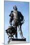 Statue of Sir Francis Drake on Plymouth Hoe, Plymouth, Devon, England, United Kingdom, Europe-David Lomax-Mounted Photographic Print