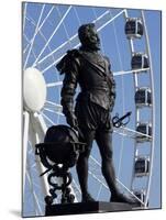 Statue of Sir Francis Drake, Plymouth Hoe, Plymouth, Devon, England, United Kingdom, Europe-Jeremy Lightfoot-Mounted Photographic Print
