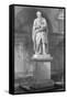 Statue of Sir Isaac Newton, English Mathematician, Astronomer and Physicist, 19th Century-John Le Keux-Framed Stretched Canvas