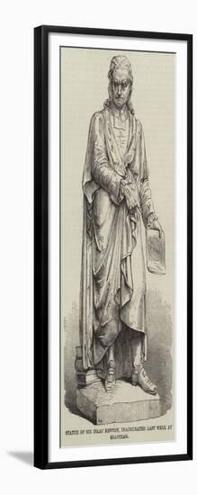 Statue of Sir Isaac Newton, Inaugurated Last Week at Grantham-null-Framed Giclee Print