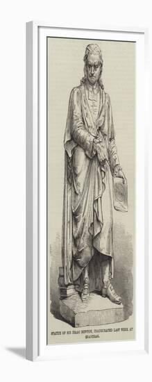 Statue of Sir Isaac Newton, Inaugurated Last Week at Grantham-null-Framed Giclee Print