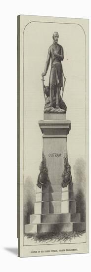 Statue of Sir James Outram, Thames Embankment-null-Stretched Canvas