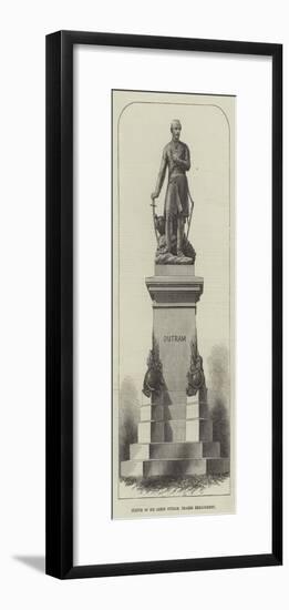 Statue of Sir James Outram, Thames Embankment-null-Framed Giclee Print