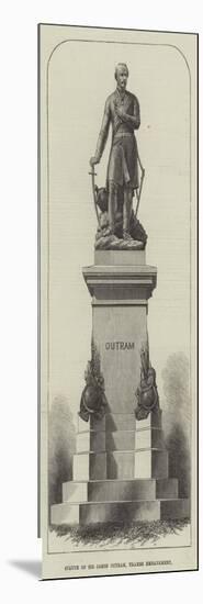 Statue of Sir James Outram, Thames Embankment-null-Mounted Giclee Print
