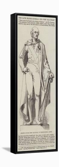 Statue of Sir John Malcolm, in Westminster Abbey-null-Framed Stretched Canvas