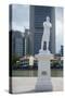 Statue of Sir Stamford Raffles by Boat Quay, Singapore, Southeast Asia, Asia-Fraser Hall-Stretched Canvas