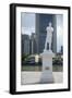 Statue of Sir Stamford Raffles by Boat Quay, Singapore, Southeast Asia, Asia-Fraser Hall-Framed Photographic Print